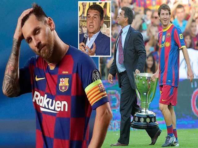 Messi từ mặt Chủ tịch Laporta sau vụ bị lừa, không trở lại Barca hết sự nghiệp