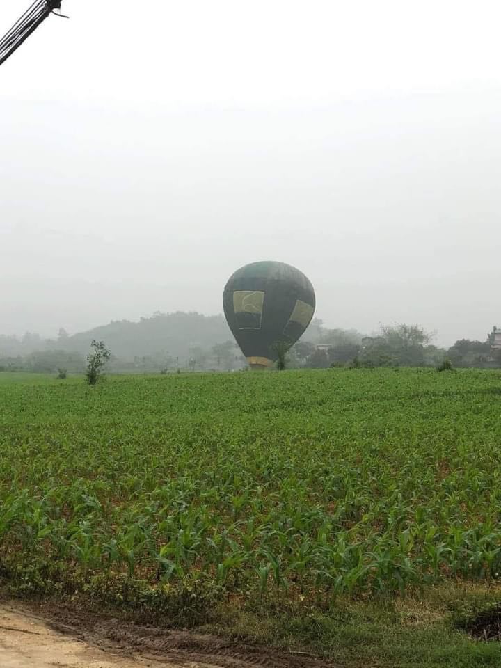 Bác tin &#34;khinh khí cầu ở Tuyên Quang bị rơi giữa quốc lộ&#34; - 1