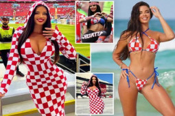Người đẹp mặc hở bạo nhất World Cup chê Messi - ĐT Argentina