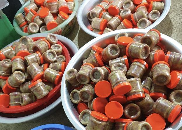 Thịt chua đu đủ - món ăn truyền thống của người Mường Tân Sơn mỗi dịp Tết đến xuân về - 4