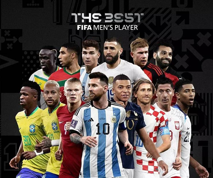 Đề cử giải FIFA The Best 2022: Messi đối đầu Benzema, Haaland, Lewandowski và Mbappe - 1