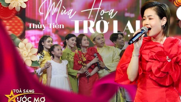 Học trò Lưu Thiên Hương khoe giọng hát giàu cảm xúc trên sân khấu &#34;Tỏa sáng ước mơ&#34; - 1