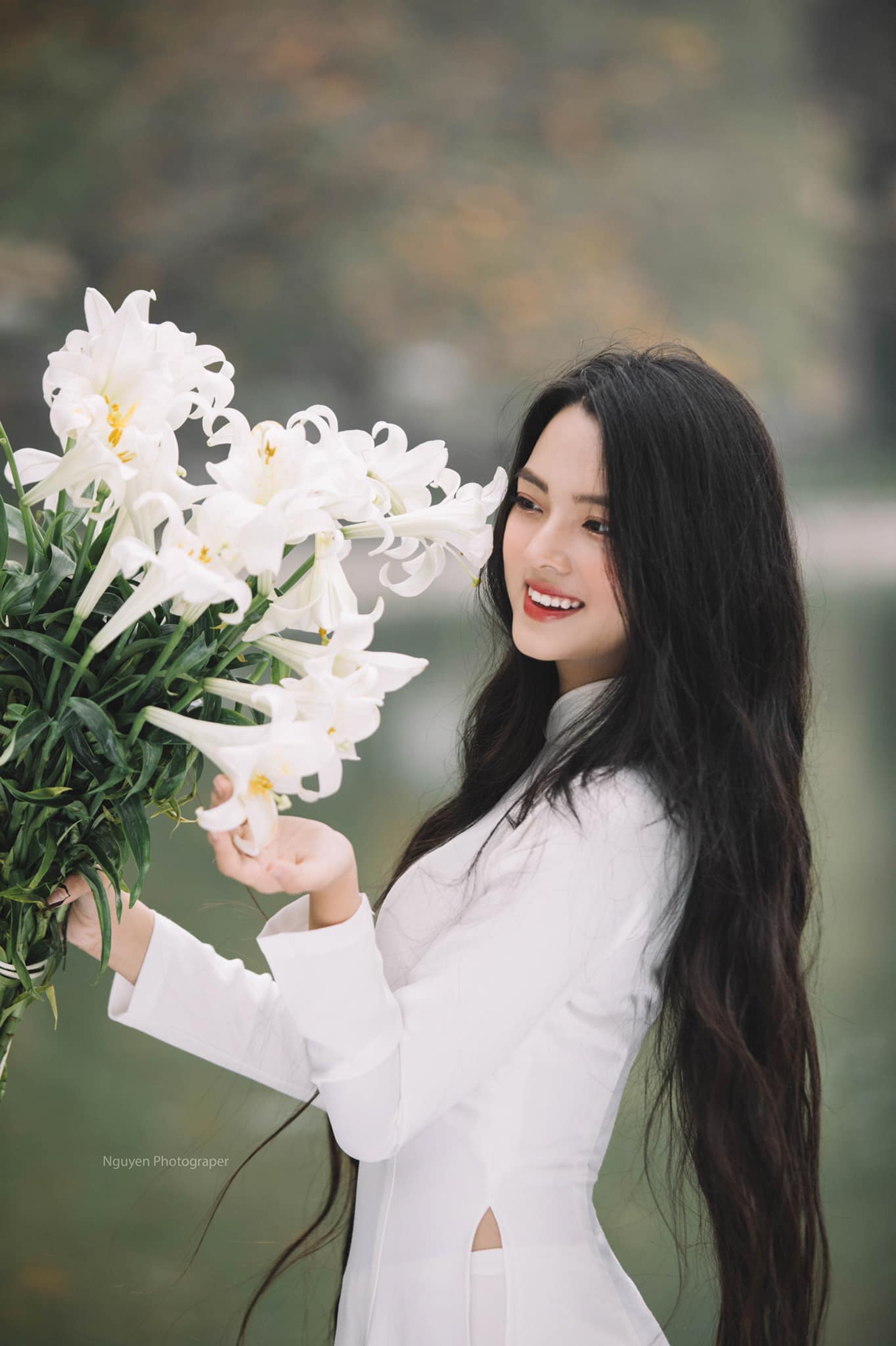 Người đẹp Quảng Nam yêu tà áo dài trắng - 6