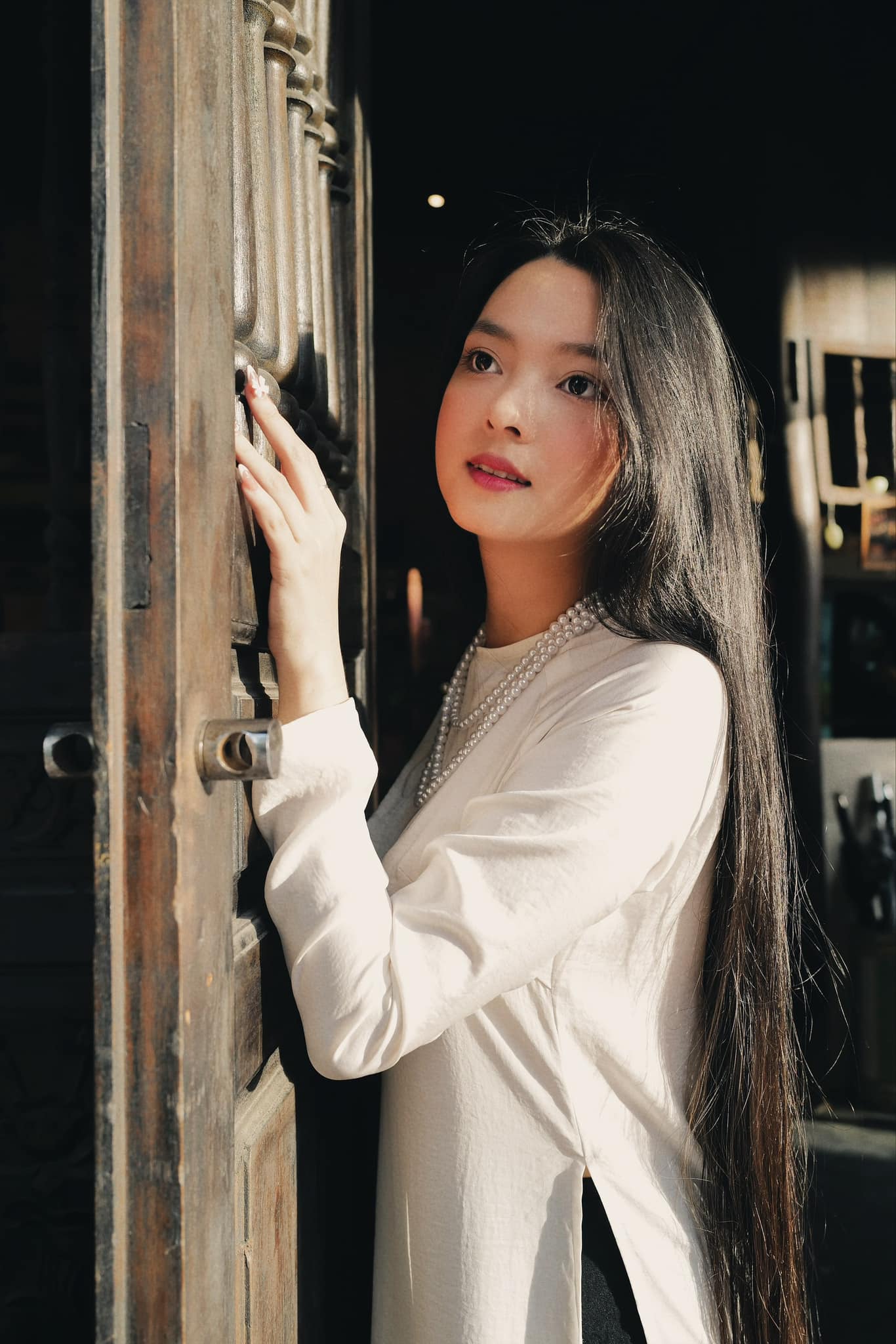 Người đẹp Quảng Nam yêu tà áo dài trắng - 4