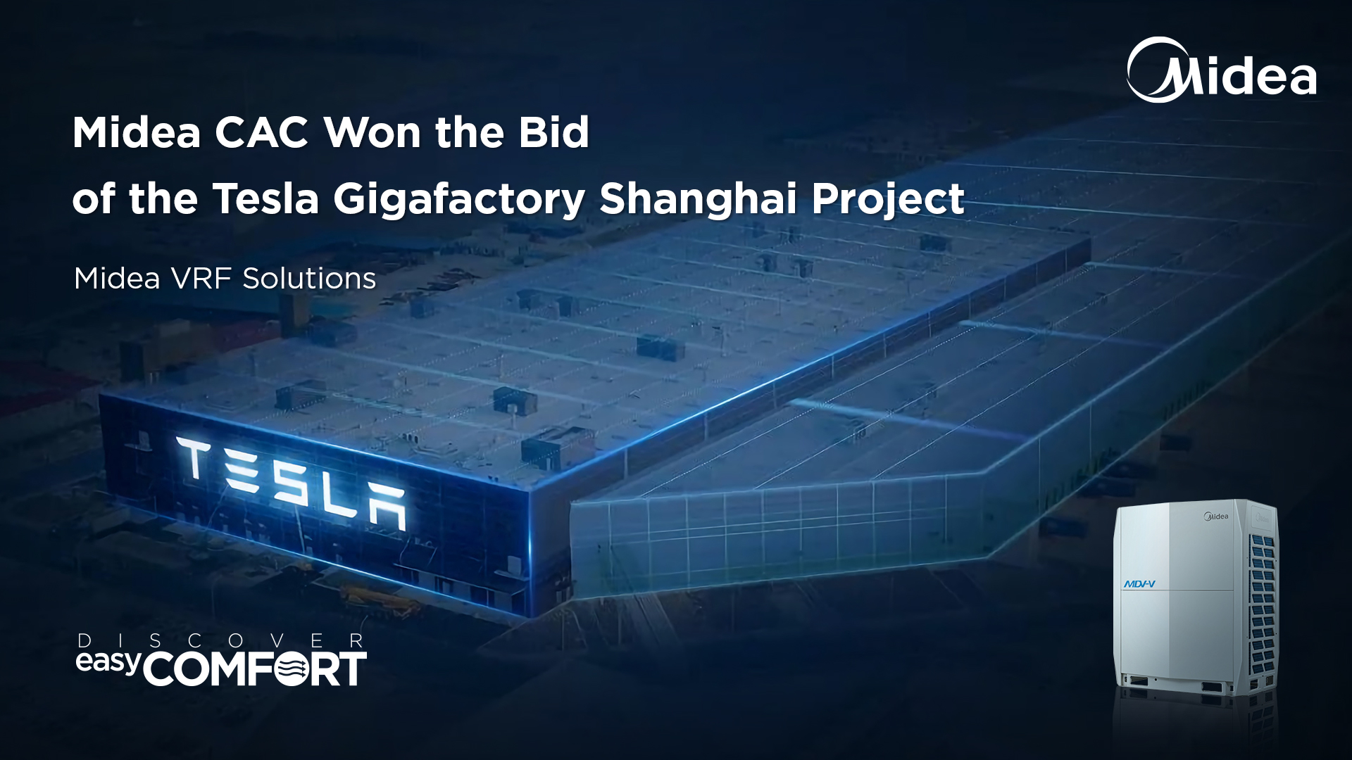 Midea Building Technologies trúng thầu dự án Tesla Gigafactory Thượng Hải - 1
