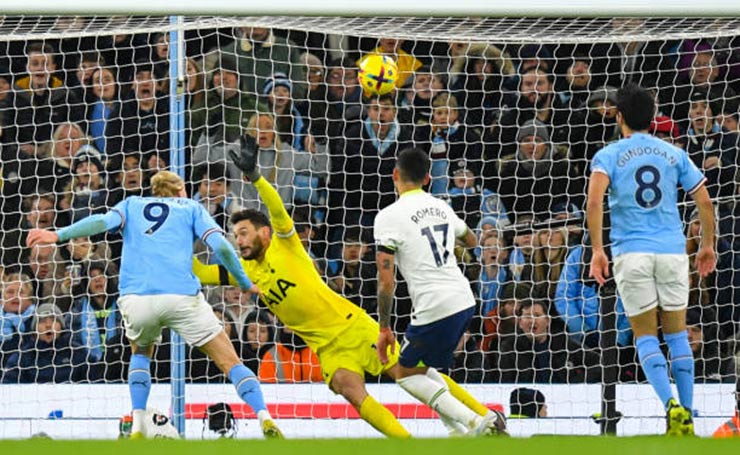 Man City ngược dòng hạ Tottenham: Haaland càng đáng sợ nhờ người đá cặp vô địch World Cup - 1