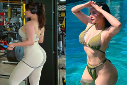 Hot girl phòng Gym siêu vòng ba Huyền Trân, Kim Kha gây chú ý năm 2022