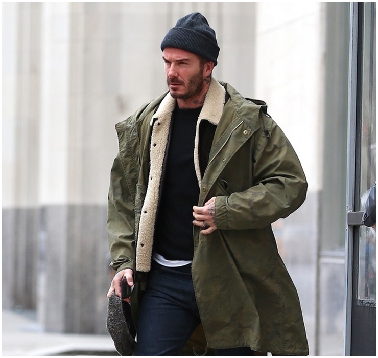 Cách phối đồ với áo parka siêu ấm mà vẫn cực chất như David Beckham - 1