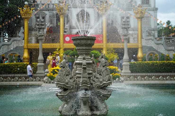 Khách thập phương du xuân tại ngôi chùa 'không nhang khói' tuyệt đẹp ở TPHCM - 6