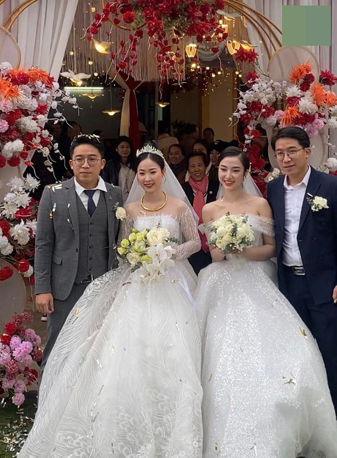 Hai anh em sinh đôi ở Nghệ An cưới vợ cùng một ngày - 1