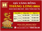 Giá Vàng Rồng Thăng Long - Bảo Tín Minh Châu ngày 30.01.2023