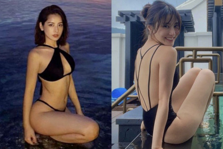 Chi Pu diện bikini khoe vòng eo 54cm, Diễm My 9x còn gây bất ngờ hơn