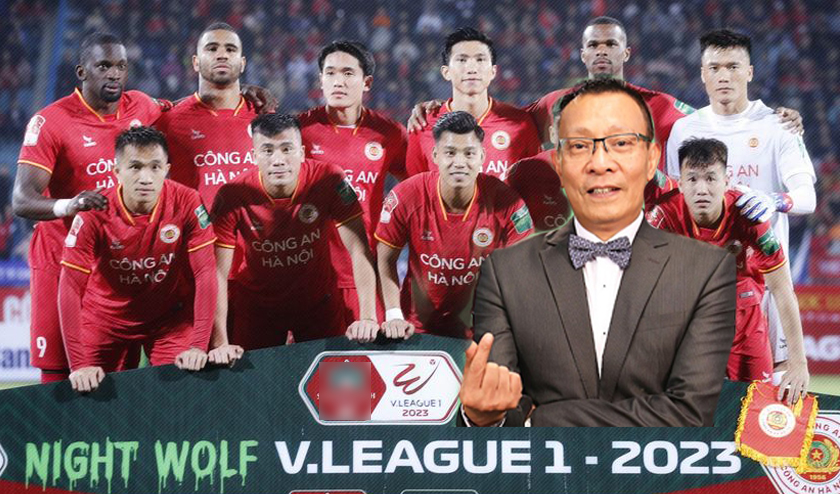 Công an HN FC đại thắng, MC Lại Văn Sâm phấn khích, hứa làm điều này sau hàng chục năm - 1
