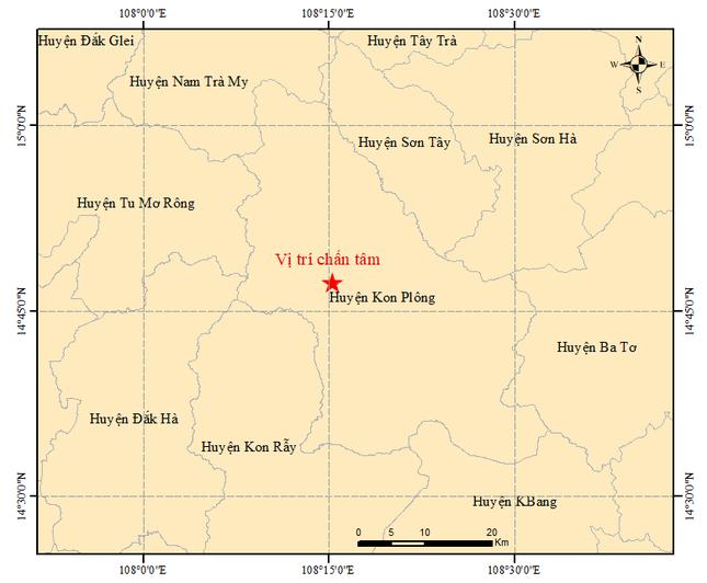 Động đất liên tiếp ở Kon Tum những ngày đầu năm mới Quý Mão - 1