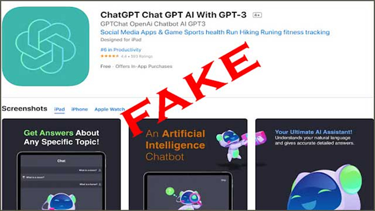 Xóa ngay những ứng dụng ChatGPT giả mạo trên iOS và Android - 1
