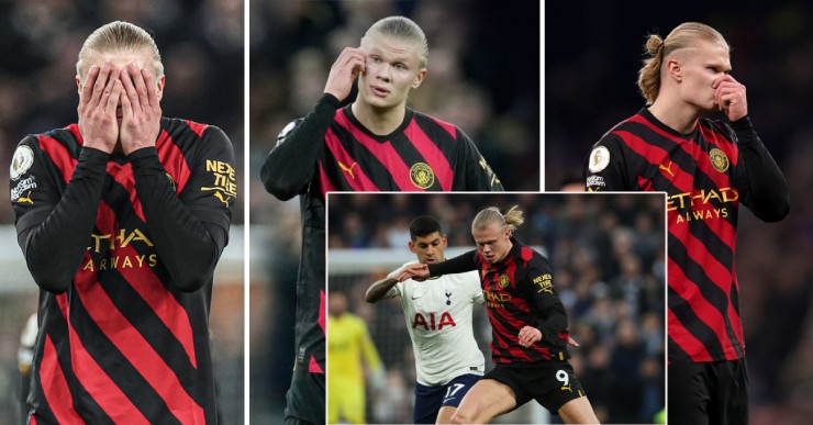 Haaland tệ khó tin khiến Man City thua đau: 0 cú dứt điểm, bị Kane &#34;át vía&#34; - 1