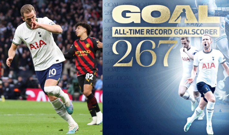 Harry Kane xé lưới Man City: Vĩ đại nhất lịch sử Tottenham, xác lập kỷ lục NHA - 1