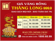Giá Vàng Rồng Thăng Long - Bảo Tín Minh Châu ngày 06.02.2023