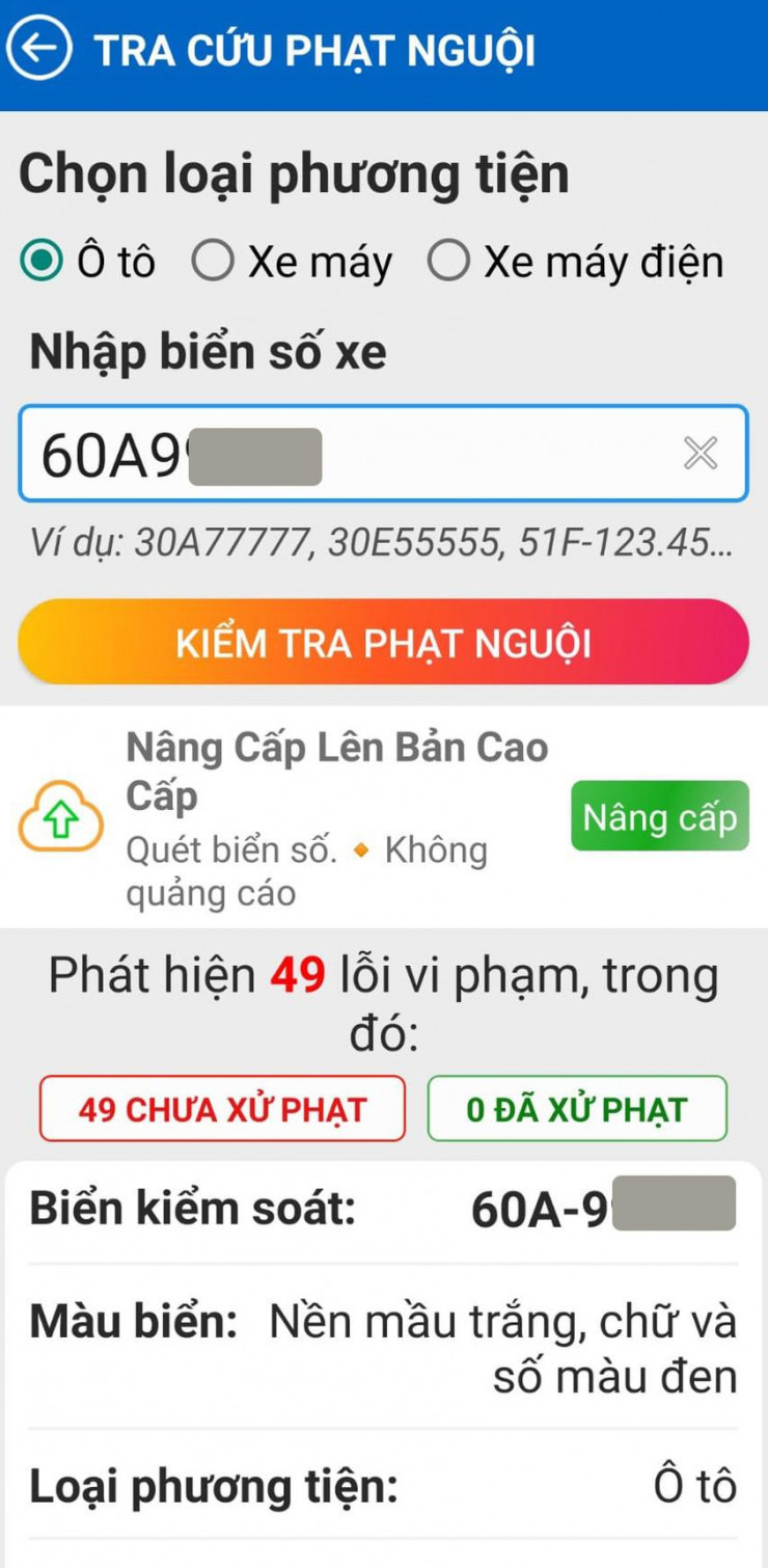 Làm gì khi ô tô &#39;dính&#39; phạt nguội 49 lần? - 1