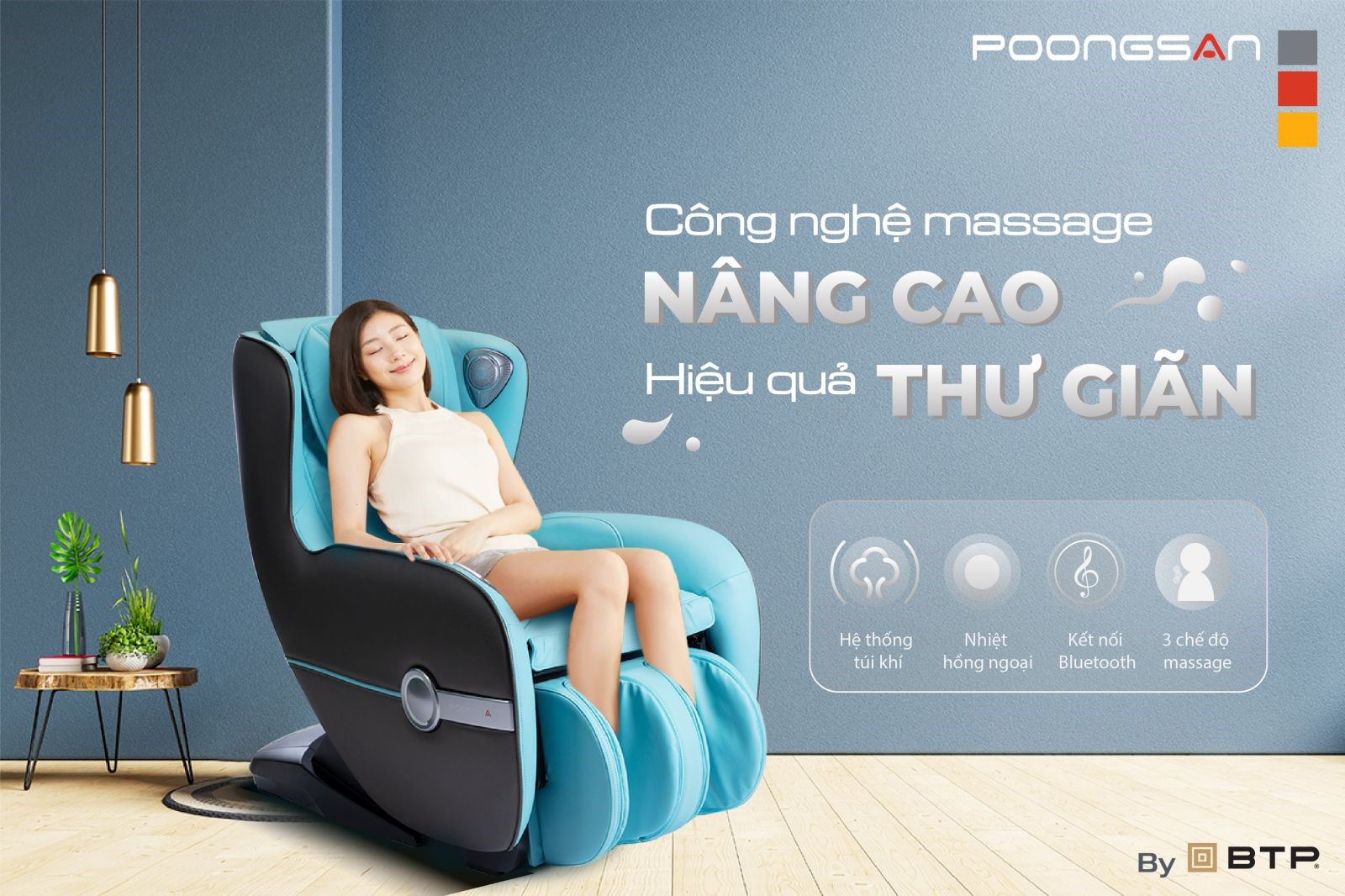 Đánh giá ghế massage Poongsan: Êm sâu vai gáy, êm ái toàn thân - 5