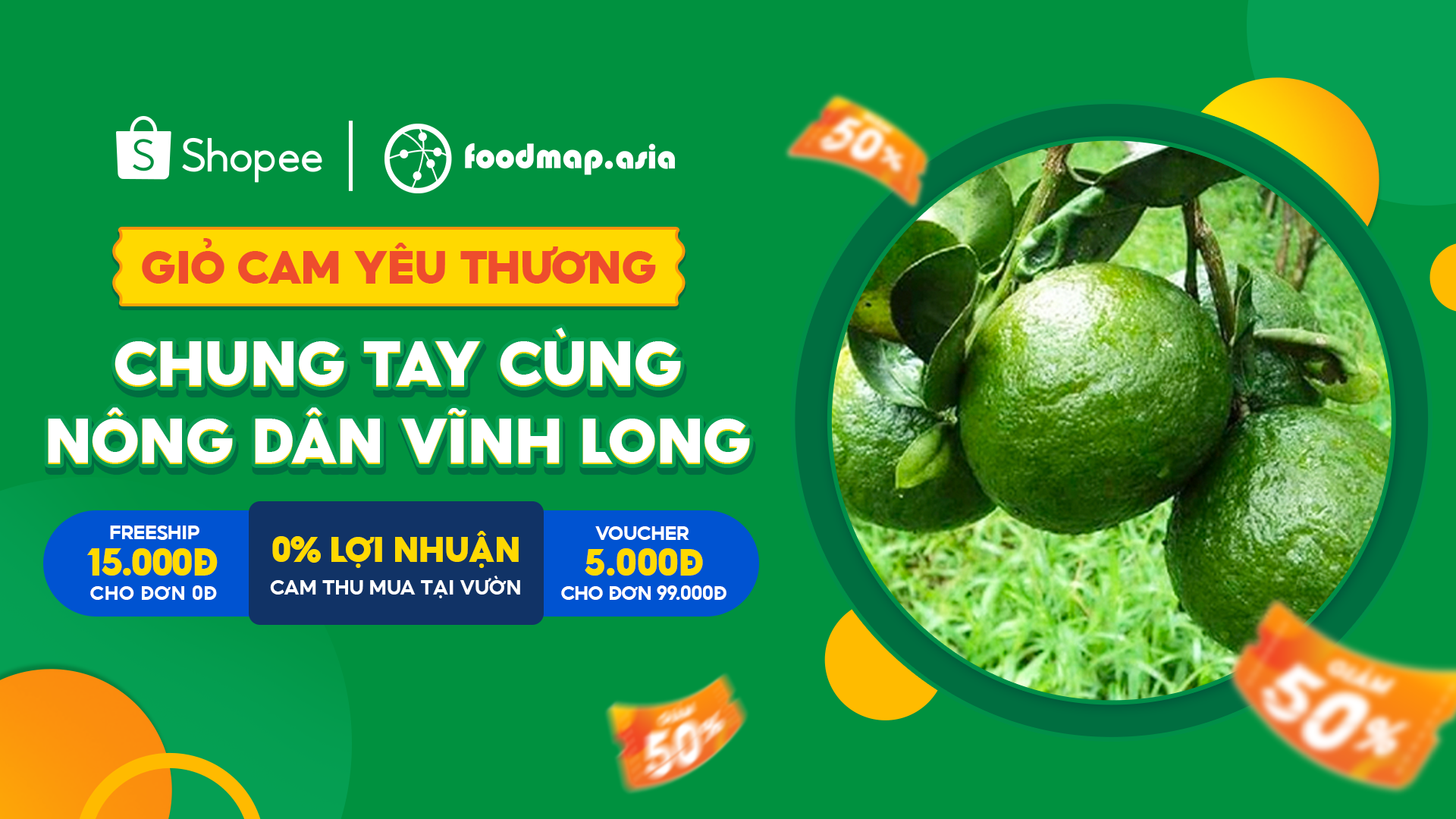 Foodmap kết hợp cùng Shopee và ShopeeFood khởi động chiến dịch “Giỏ Cam Yêu Thương”, giúp người dùng TMĐT tiếp cận nông sản Việt - 1