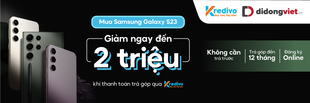 Galaxy S23 series giảm đến 2 triệu khi &#34;Mua trước trả sau&#34; tại Di Động Việt - 1