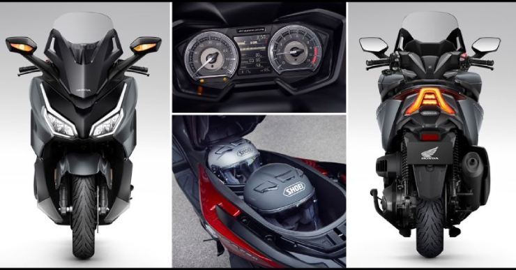 Honda Forza 350 2022 phiên bản RoadSync Type trình làng thêm tính năng mới