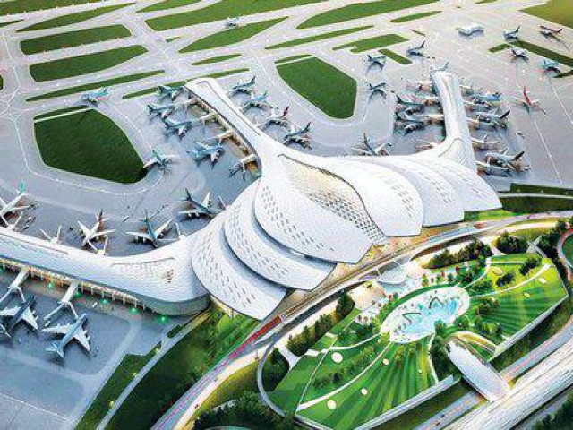 Cận cảnh mô hình sân bay quốc tế Long Thành được hoàn thành năm 2026