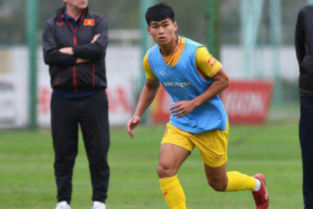 Tân binh U20 tập luyện cùng U23 Việt Nam