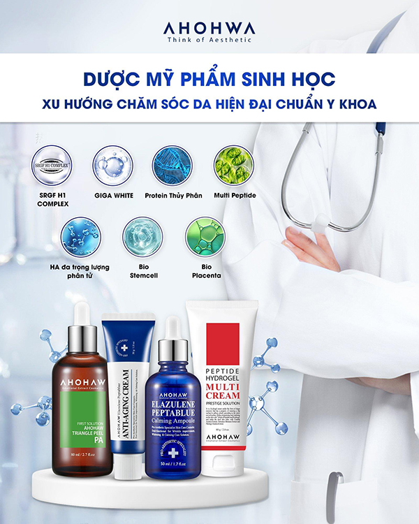 Giải pháp hoàn hảo cho làn da nhạy cảm và tổn thương cùng Dược mỹ phẩm sinh học Ahohwa - 1