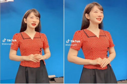 Lê Bống gây bất ngờ vì diện ”kín cổng cao tường” khi làm MC