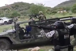 18 tay súng băng đảng ma túy phục kích một đơn vị quân đội Mexico