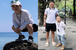 Bức ảnh Đoàn Văn Hậu đứng bên nam diễn viên 1m26 khiến dân mạng xôn xao