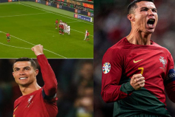 Ronaldo liên tiếp đá phạt ghi bàn: Fan khen hay nhất lịch sử, sớm vượt Messi