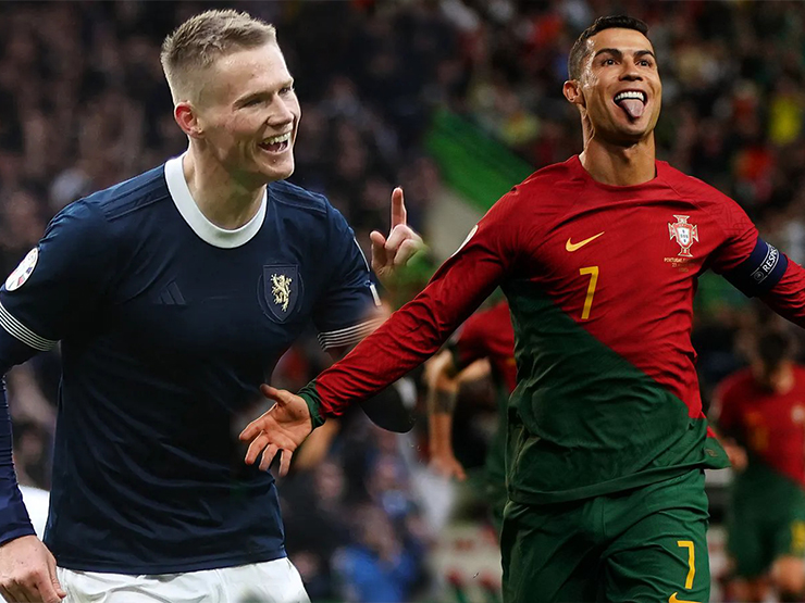 Đua &#34;Vua phá lưới&#34; vòng loại EURO: Ronaldo ngang hàng McTominay, bất ngờ Top 1 - 1