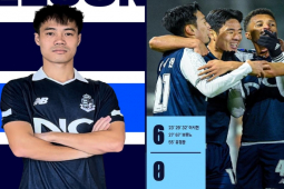Văn Toàn kiến tạo giúp Seoul E-Land thắng sốc 6-0 đội dẫn đầu K-League 2