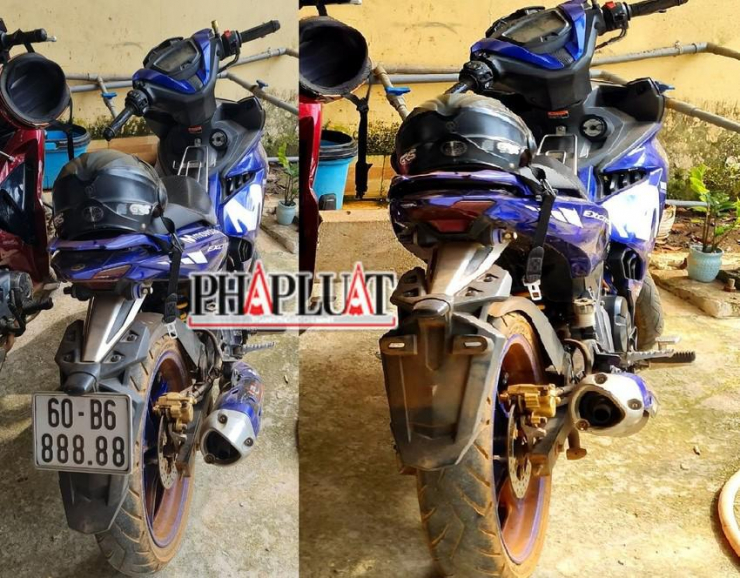 Xe trùng biển &#34;siêu đẹp&#34; tại trụ sở công an xã là của 1 công an viên - 1