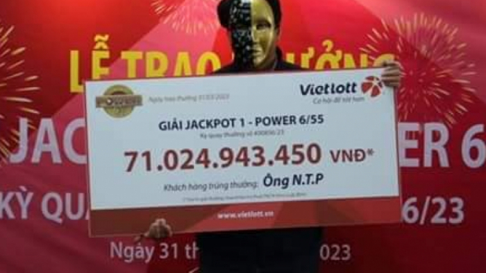 Người đàn ông ở Quảng Ninh "ẵm” Jackpot hơn 71 tỷ đồng
