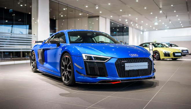 Audi R8 V10 khác lạ với gói trang bị Audi Performance Part - 1