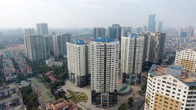 Ngộp thở ở các khu chung cư dày đặc, chọc trời giữa Thủ đô - 1