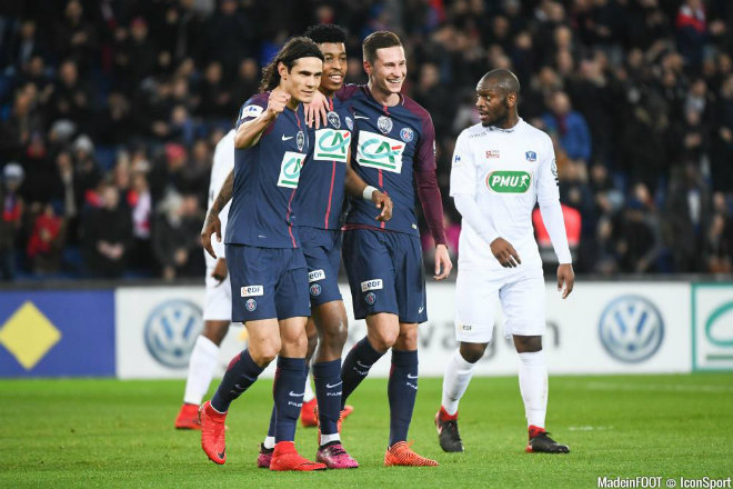 PSG - Guingamp: "Đại bác" kinh hoàng, nghẹt thở tới phút 90+6 - 1