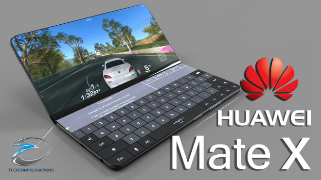 Điện thoại gập Huawei Mate X lộ diện đe nẹt Samsung Galaxy X - 1