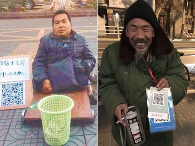 Nghề ”ăn mày” thanh toán bằng ứng dụng di động lên ngôi tại Trung Quốc