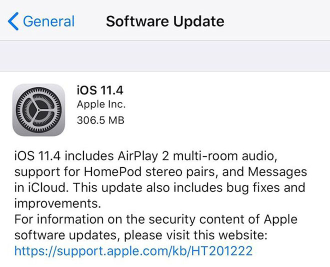 Apple trình làng iOS 11.4 với nhiều "vũ khí bí mật" - 1
