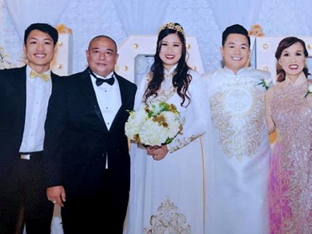 Gia đình NSND Hồng Vân - Lê Tuấn Anh có chàng rể mới ở Mỹ