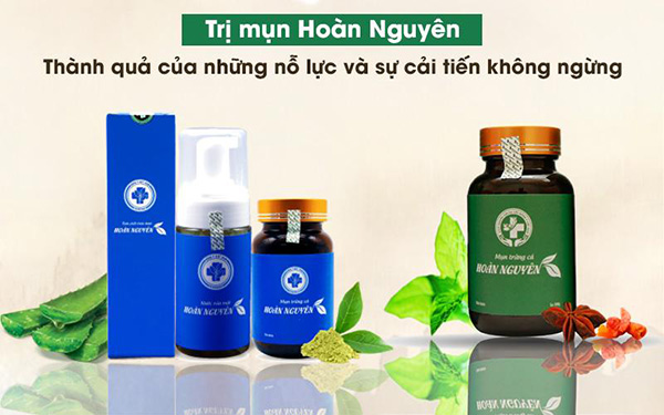 Bộ sản phẩm Mụn Hoàn Nguyên - Giải pháp an toàn cho da từ nguồn thảo dược quý hiếm - 1