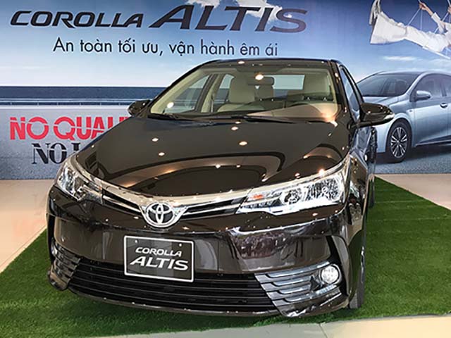 Toyota Corolla Altis 2023 Giá xe cộ Altis lăn chiêng bánh kèm cặp tin cẩn khuyến mãi kèm theo 42023