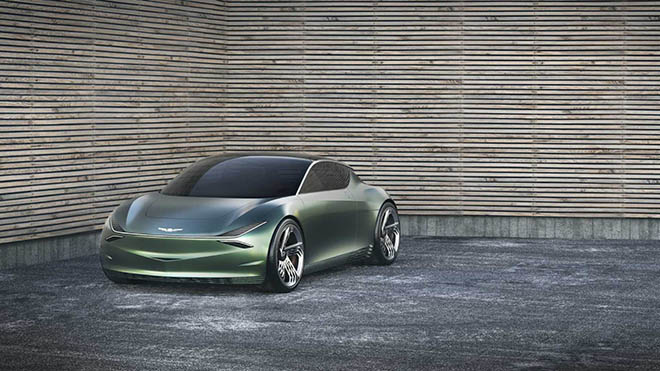 Genesis Mint - Concept xe điện thiết kế dạng cánh ở cửa phụ đầy khác lạ và độc đáo - 1