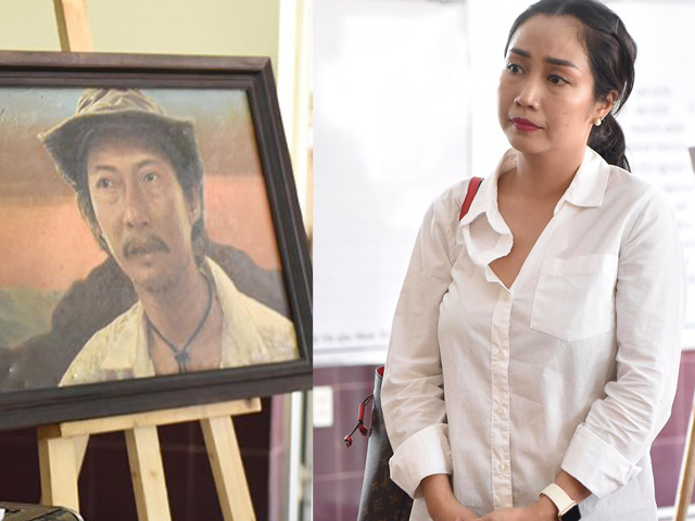 Ốc Thanh Vân và các đồng nghiệp khóc thương khi đến viếng nghệ sĩ Lê Bình