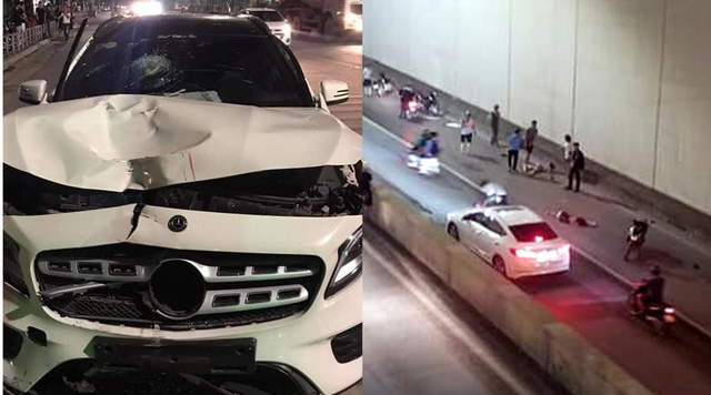 Đà Nẵng Thanh niên lái thử MercedesBenz GLC gây tai nạn kinh hoàng 2  người